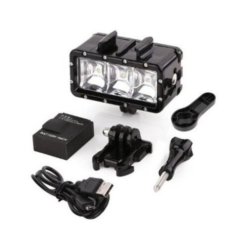 For  Hero 11 Fill Light Diving Light with Quick Release Interface for  Hero 11 10 9 SJCAM YI Action Camera 2