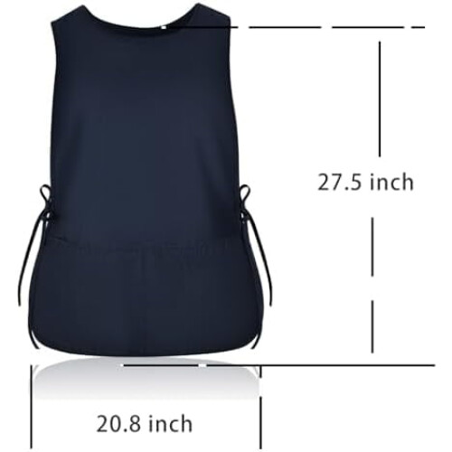 Ποδιά Cobbler Unisex Αδιάβροχη ποδιά με 2 βαθιές τσέπες Art Smock για βάψιμο και καθάρισμα 2