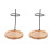2Pcs Coffee Dripper Stand Wooden Iron Filter Cup Holder Storage Rack 4