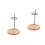 2Pcs Coffee Dripper Stand Wooden Iron Filter Cup Holder Storage Rack 6