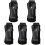 5Pièces Couvre-Cutter Noir PU Accessoire Portable Anti-Usure 6