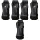 5Pièces Couvre-Cutter Noir PU Accessoire Portable Anti-Usure 8