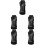 5Pièces Couvre-Cutter Noir PU Accessoire Portable Anti-Usure 10