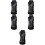 5Pièces Couvre-Cutter Noir PU Accessoire Portable Anti-Usure 11