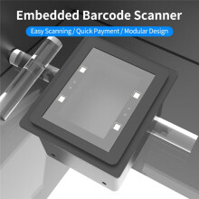 Geïntegreerde Barcodescanner, Zelfinductie 1D/2D/QR Barcodelezermodule, USB-Scanner voor Het Controleren van Kaartjes Bij Poortmachines