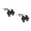 8Pièces Clips Ailerons Requin Nylon Noir Pour Paddle Board Gonflable 2
