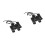 8Pièces Clips Ailerons Requin Nylon Noir Pour Paddle Board Gonflable 4