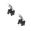 8Pièces Clips Ailerons Requin Nylon Noir Pour Paddle Board Gonflable 6
