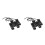 8Pièces Clips Ailerons Requin Nylon Noir Pour Paddle Board Gonflable 7
