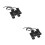 8Pièces Clips Ailerons Requin Nylon Noir Pour Paddle Board Gonflable 8