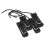 8Pièces Clips Ailerons Requin Nylon Noir Pour Paddle Board Gonflable 9
