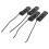 8Pièces Clips Ailerons Requin Nylon Noir Pour Paddle Board Gonflable 11