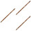 3Pcs Portable Bamboo Flute Multi-Color for Kids Beginners Practice 8
