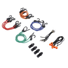 Ensemble de 28 élastiques bungee – longueurs 48-36-24-16-10-9 pouces – colorés