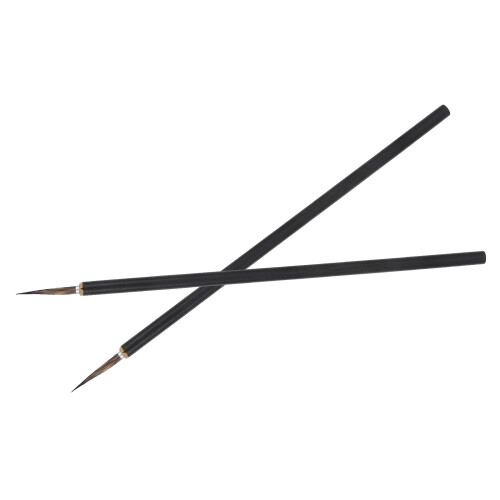 8Pcs Miniature Black Paint Brushes Set Fine Line Detailing Art Tools 2