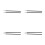 8Pcs Miniature Black Paint Brushes Set Fine Line Detailing Art Tools 7