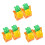 3Pcs Double Airbag PVC Kid Swim Arm Rings Floaties 2