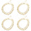4Pièces Bracelet Métal , Accessoire Mode Été 7
