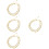 4Pièces Bracelet Métal , Accessoire Mode Été 9