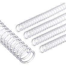 1m(1/2") Plastic Spiral Binding Coils, 20 Pcs Spirals 105 Sheet Capacity 4:1 Pitch for Paper Sheets, Transparent