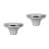 2Pcs Universal Silver Stainless Steel Cookware Lid Knobs Replacement 5