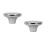 2Pcs Universal Silver Stainless Steel Cookware Lid Knobs Replacement 6