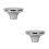2Pcs Universal Silver Stainless Steel Cookware Lid Knobs Replacement 8