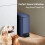 Slim stainless steel trash can 6L navy blue 6