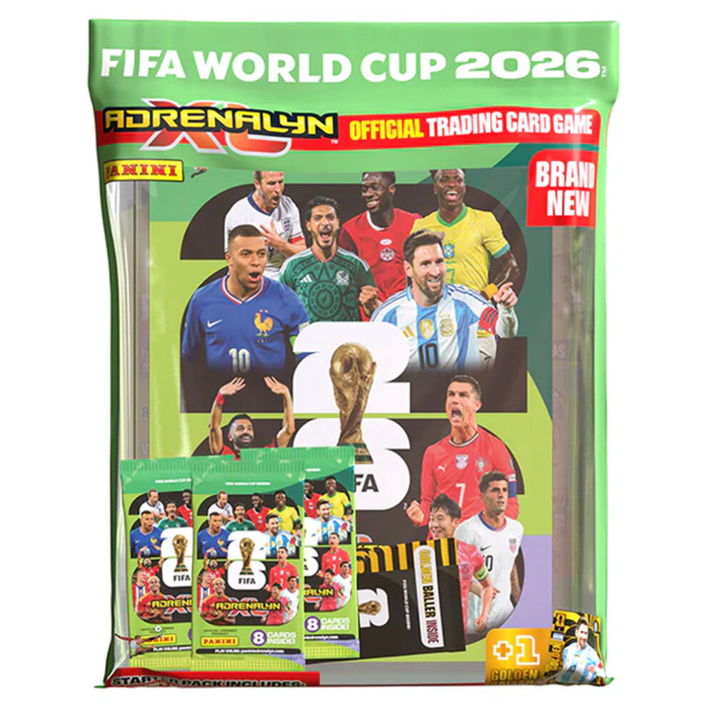 Panini Fifa World Cup 2026 Adrenalyn Xl - Starter Pack Binder/Portfolio + Packs
