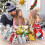 Bolsas de regalo navideñas con cordón, de plástico de doble capa. 4