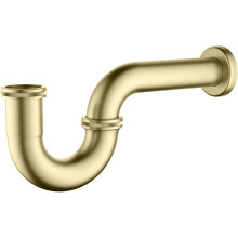 Siphon für Waschbecken, 1,5 Zoll | Dekoratives Messing-Abflussset | Gebürstetes Gold, KPT101 | Kompatibel mit Standardwaschbecken