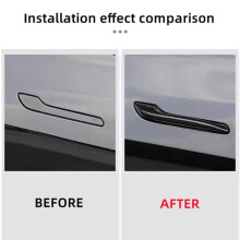 Door Handles for Model 3 Y Antifreeze Handle Stickers Cover Car Modification Frost-Proof Doorknob 4PCS 2017-2024