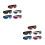 10Pcs Foldable Pet Sunglasses Adjustable Strap Uv Protection Eyewear 8
