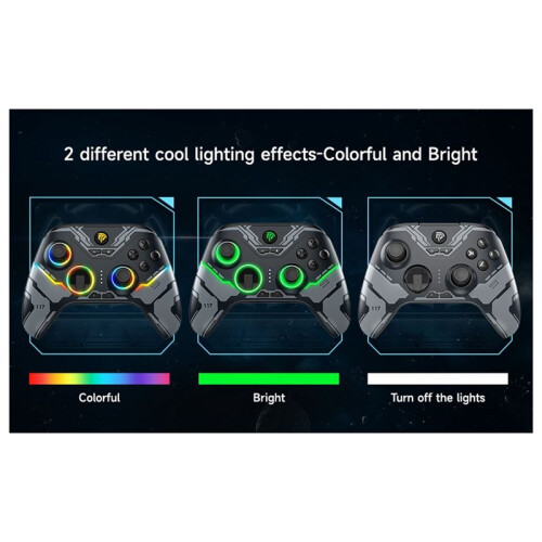 X15 Wireless Gamepad, PC Controller for PC Windows, Android/IOS Phone, , RGB Light, Hall Joystick Gamepad 1