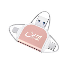 Univerzálna čítačka SD kariet s viacerými portami 4 v 1, čítačka pamäťových kariet USB C SD TF – NOVINKA – E6D1