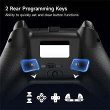 X15 Gamepad Inalámbrico, Controlador de PC para PC Windows, Teléfono Android/IOS, Interruptor, Luz RGB, Joystick Hall Gamepad
