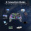 X15 Wireless Gamepad, PC Controller for PC Windows, Android/IOS Phone, , RGB Light, Hall Joystick Gamepad 5