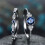 2pcs Sparkling 925 Solid Sterling Silver Natural Gemstone Ring Set 1
