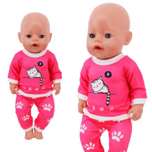 Aonerit Reborn poppenkleding voor 18 inch babypoppen, poppenkleding outfit accessoires set, pasgeboren meisje & jongen fantasiespel cadeau voor