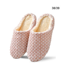 Pantoufles en coton douillettes pour femmes, chaudes et confortables à enfiler, idéales pour la maison et l'intérieur, pointures 5 à 12.