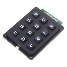 3 Módulos de Teclado de 12 Teclas, Matriz de 4x3, Teclado Industrial con Escaneo Industrial