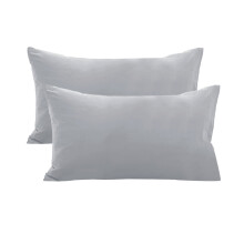 Cotton Pillowcase Set 2-Pack 29x19 in Non-Slip