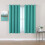 Grommet Blackout Curtains 42x63 in 2-Pack Teal 1