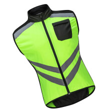 Pánská cyklistická vesta, skládací, rychleschnoucí, prodyšná, reflexní, sportovní, bezpečnostní cyklistická vesta pro jízdu na kole,