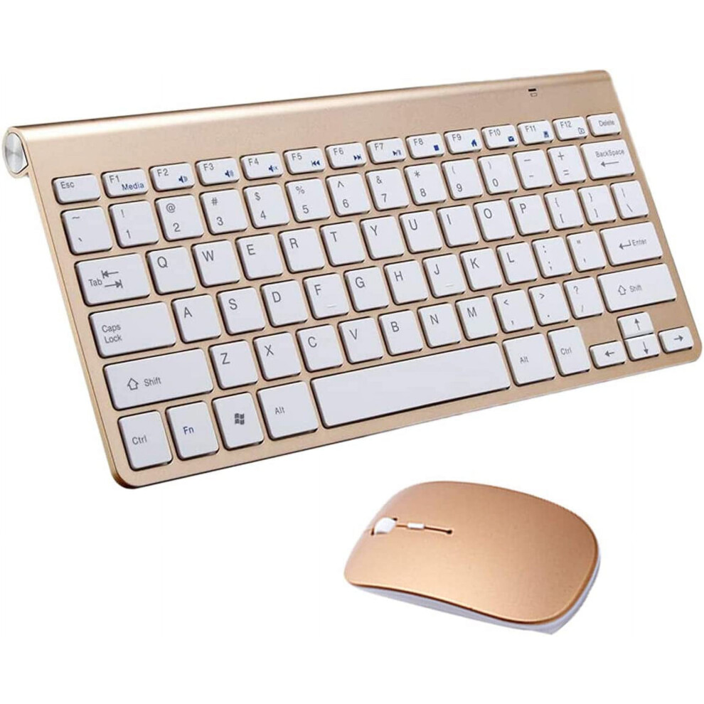 Wireless Keyboard & Mouse Set, Rechargeable 2.4G Numeric Combo With Nano Usb Receiver Â Compatible With Windows 9555307438014