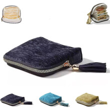 Velvet Travel Jewelry Case – 9.3 x 4.6 x 3.1 in,