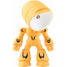 Aranyos robot LED éjszakai fény gyerekeknek, kreatív mini asztali lámpa hálószobába és gyerekszobába