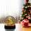 Transparent LED Christmas Ball Night Light - 12cm 1