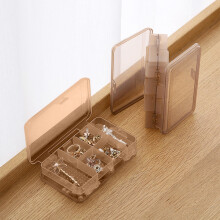 Clear Plastic Jewelry Organizer Box with 10 Compartments