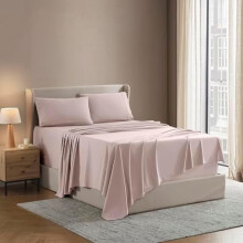 Queen Microfiber Sheet Set – Double Brushed, Deep Pocket,